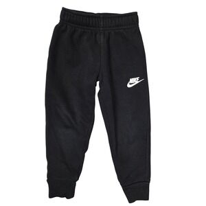 Nike Sweatpants Toddler 4T Black Good Fleece Joggers